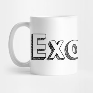 Exodus / / Typography Design Mug